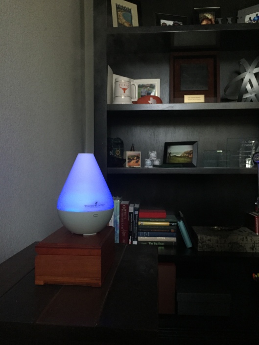 Young Living Dew Drop Diffuser in action